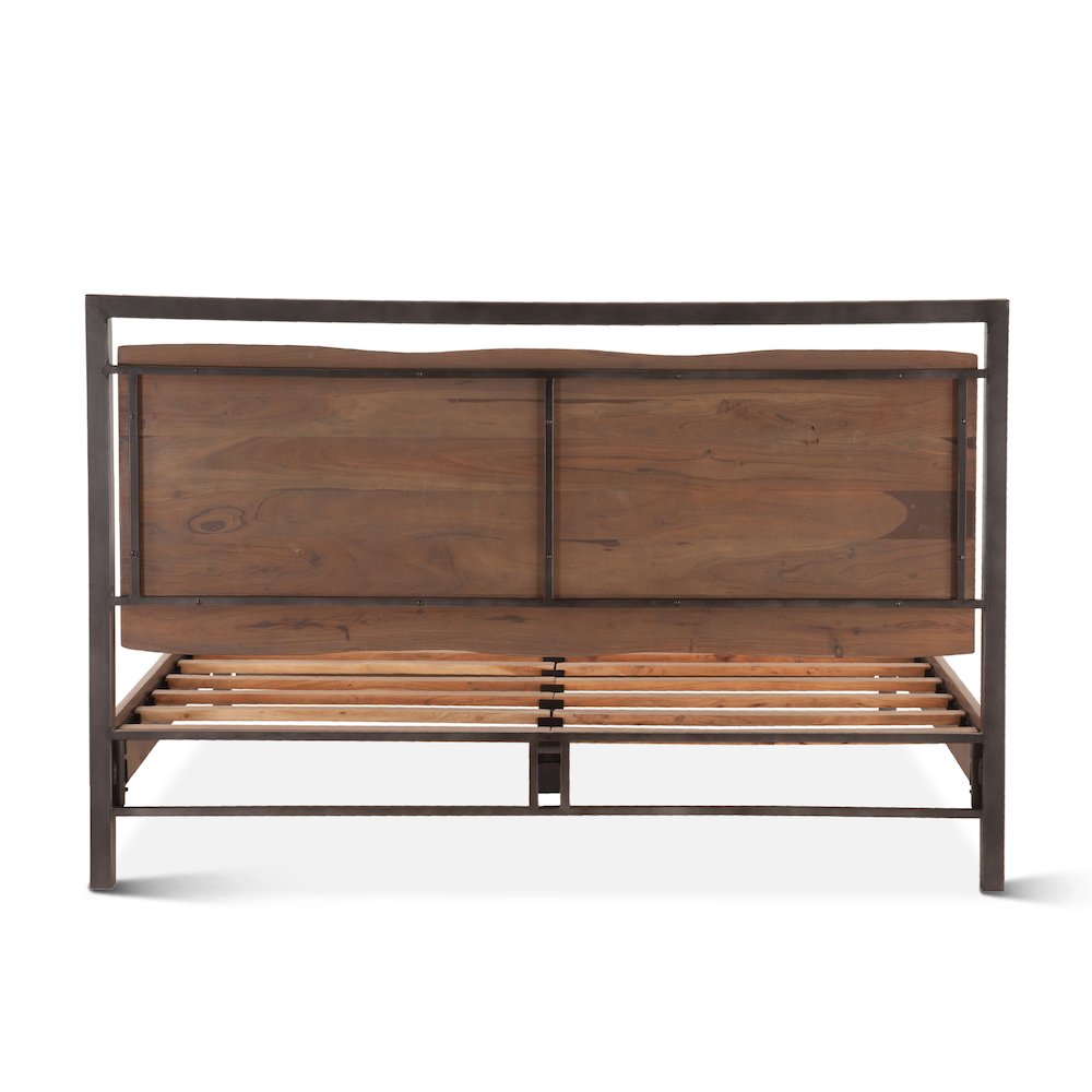 Glenwood King Bed in Smoked Acacia