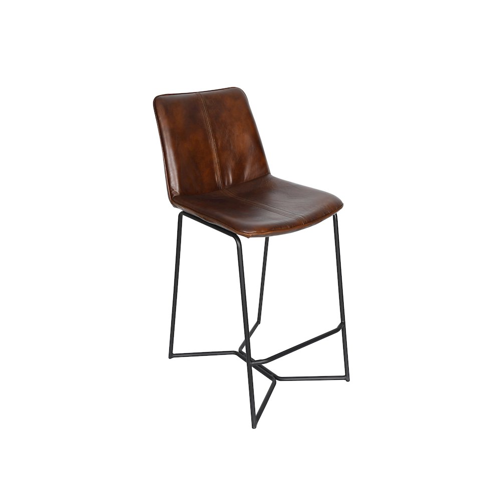 Brisbane Morgan Counter Chair in Hand Washed Chestnut