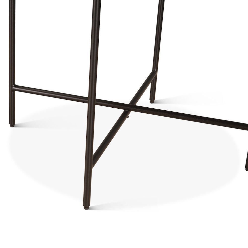 Halden Nesting Tray Tables in Pecan Brown