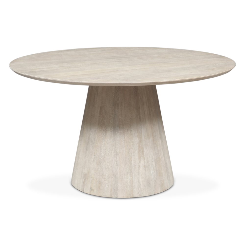 Calabasas 54" Dining Table in Natural White