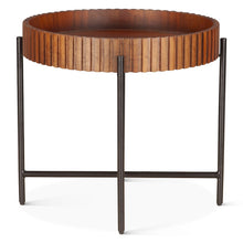 Halden Nesting Tray Tables in Pecan Brown
