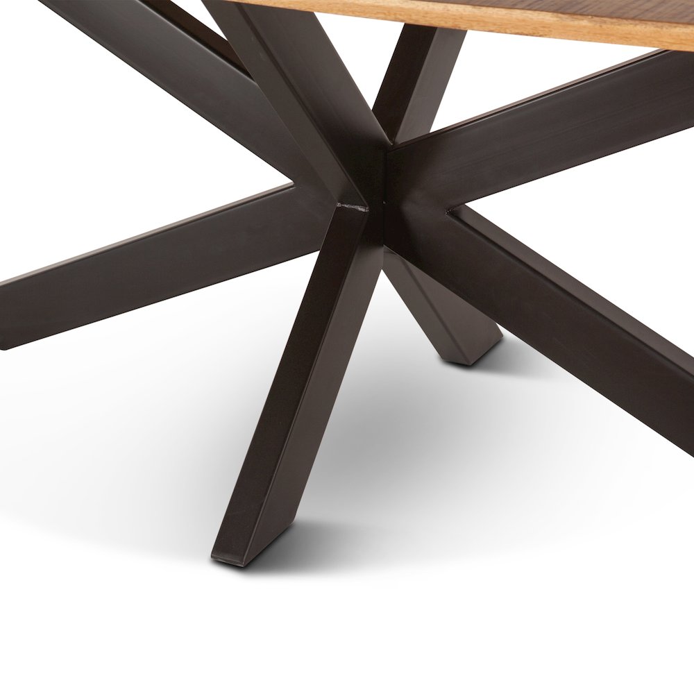 Santa Margherita 82" Dining Table in Mango Wood and Iron