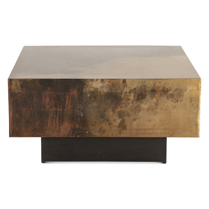 St. George 35" Coffee Table in Oxidized Copper