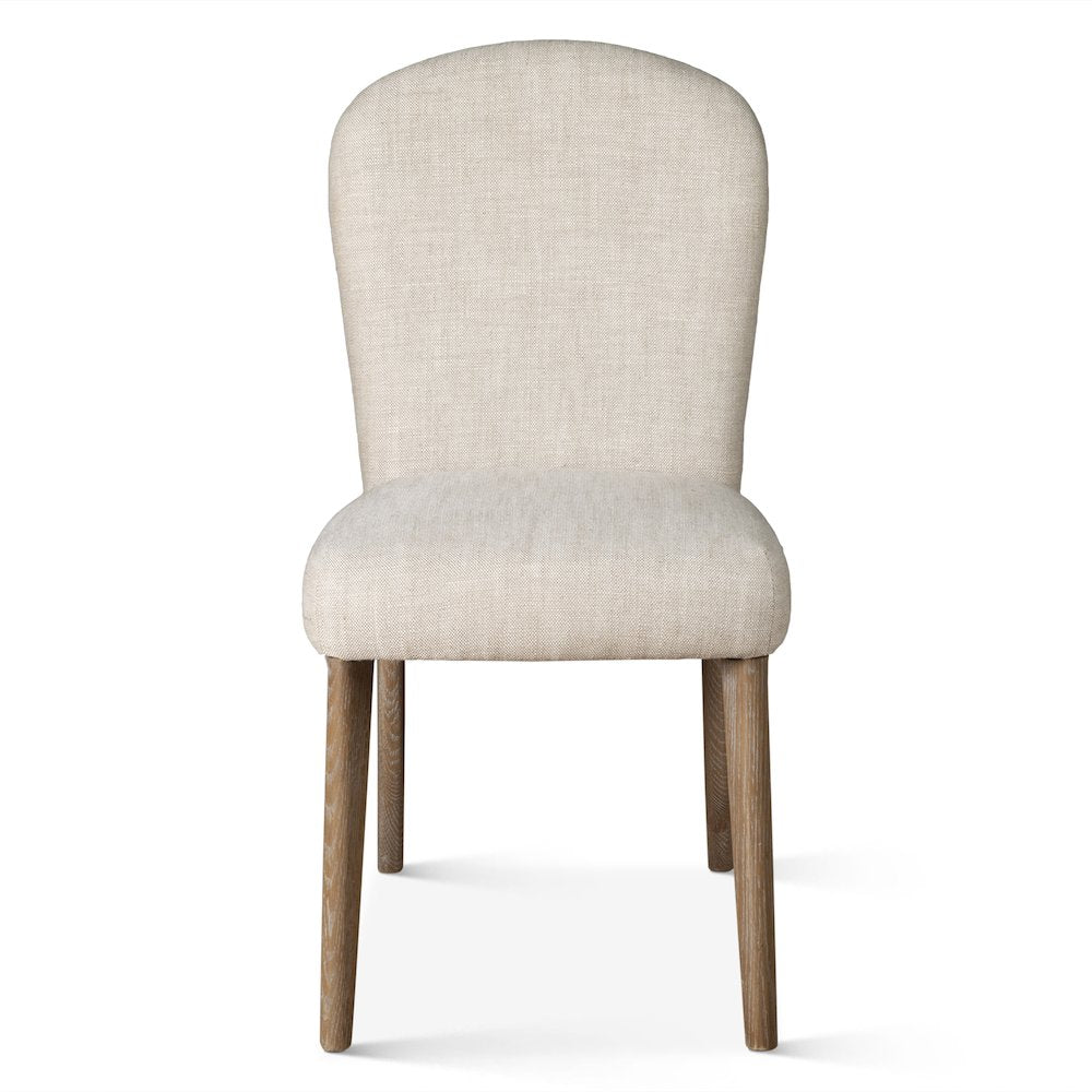 Olivia Dining Chair in Beige Linen