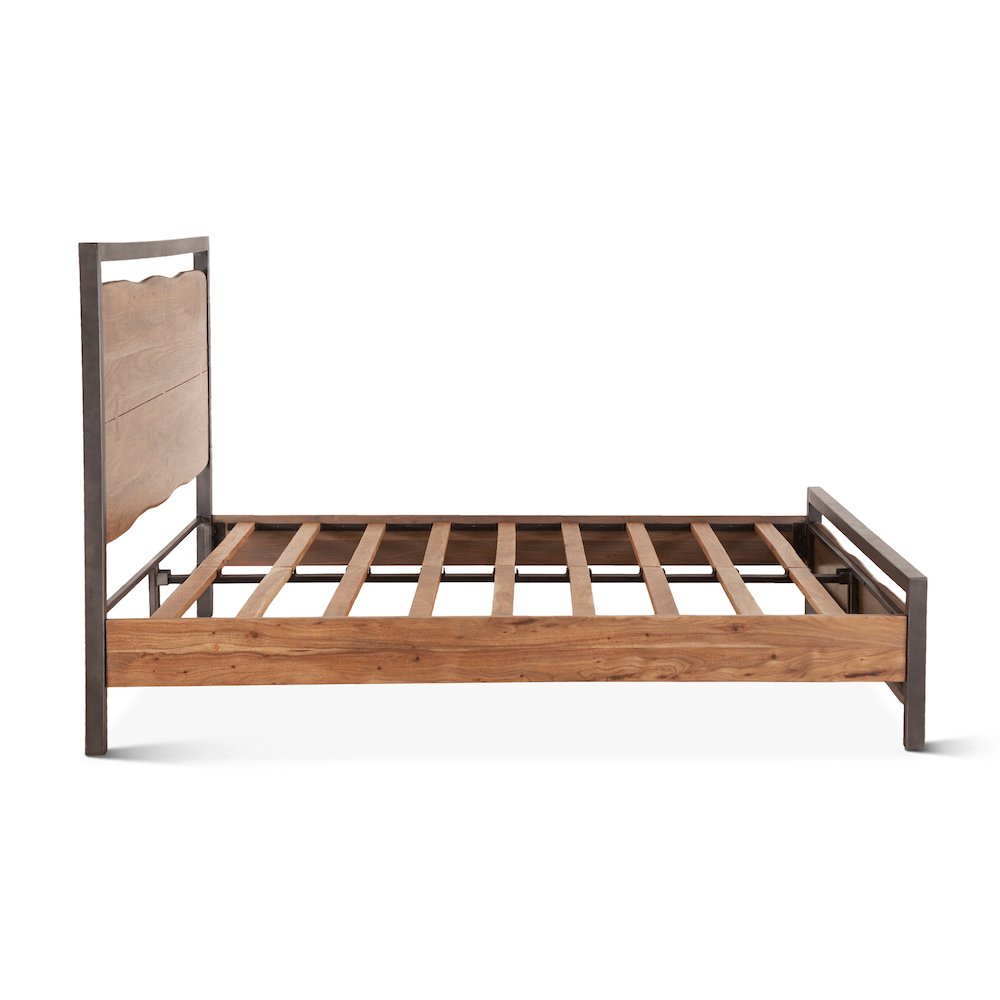 Glenwood King Bed in Smoked Acacia