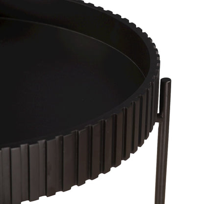 Halden Nesting Tray Tables in Matte Black