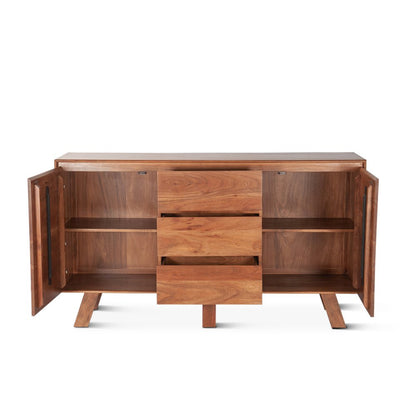 Stavanger Sideboard in Cinnamon Brown Finish