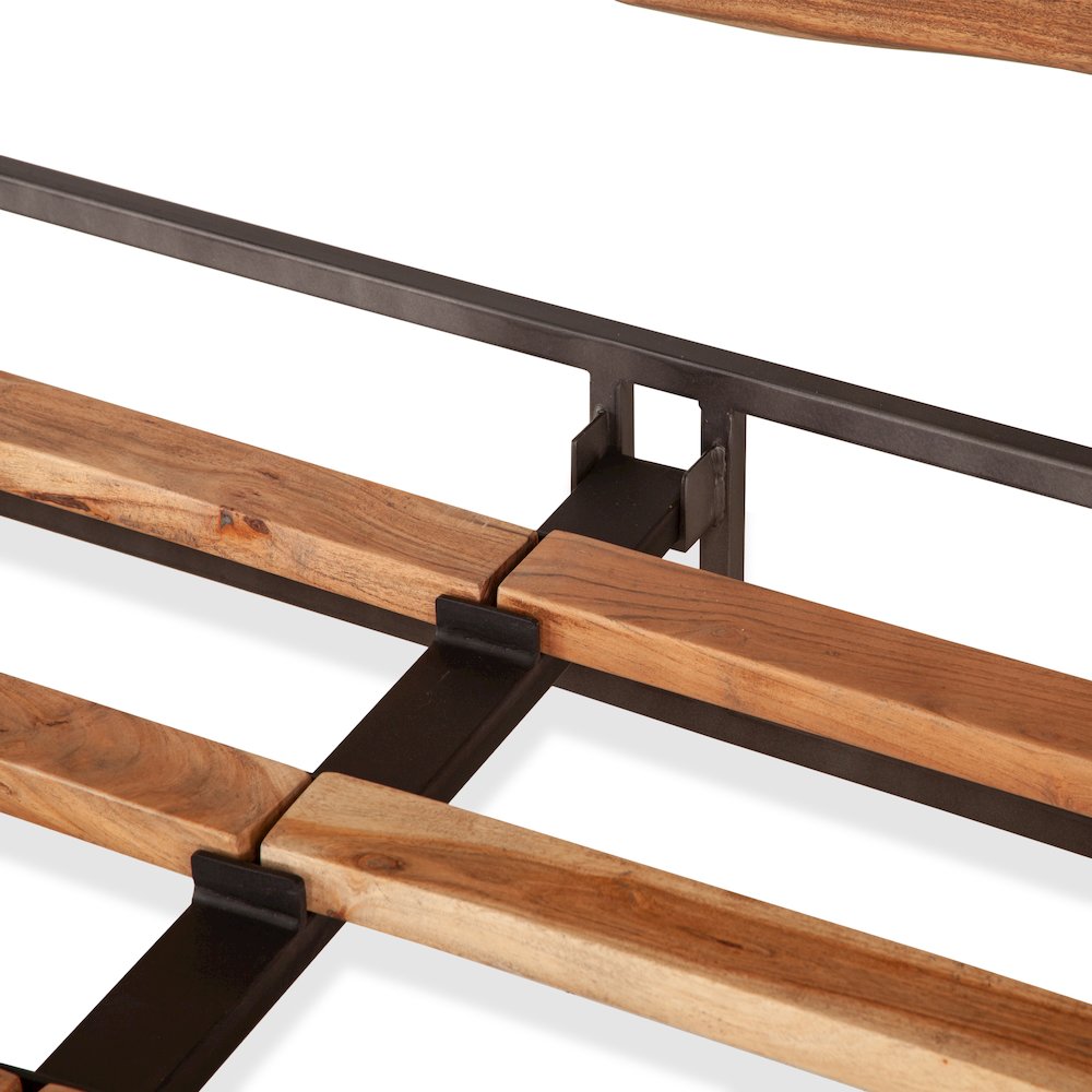 Glenwood Queen Bed in Smoked Acacia