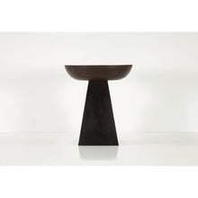 Palm Desert  18" Round Accent Table Two-Tone