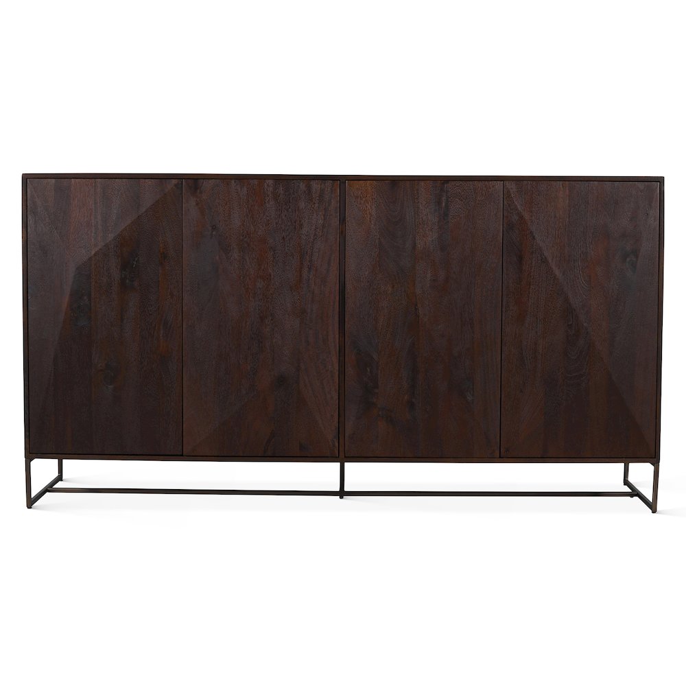 Oxford 76" Sideboard with Walnut Finish