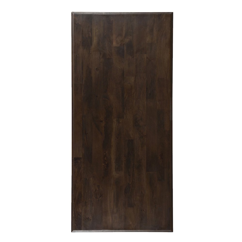 Toulon 84" Dining Table in Vintage Brown Finish