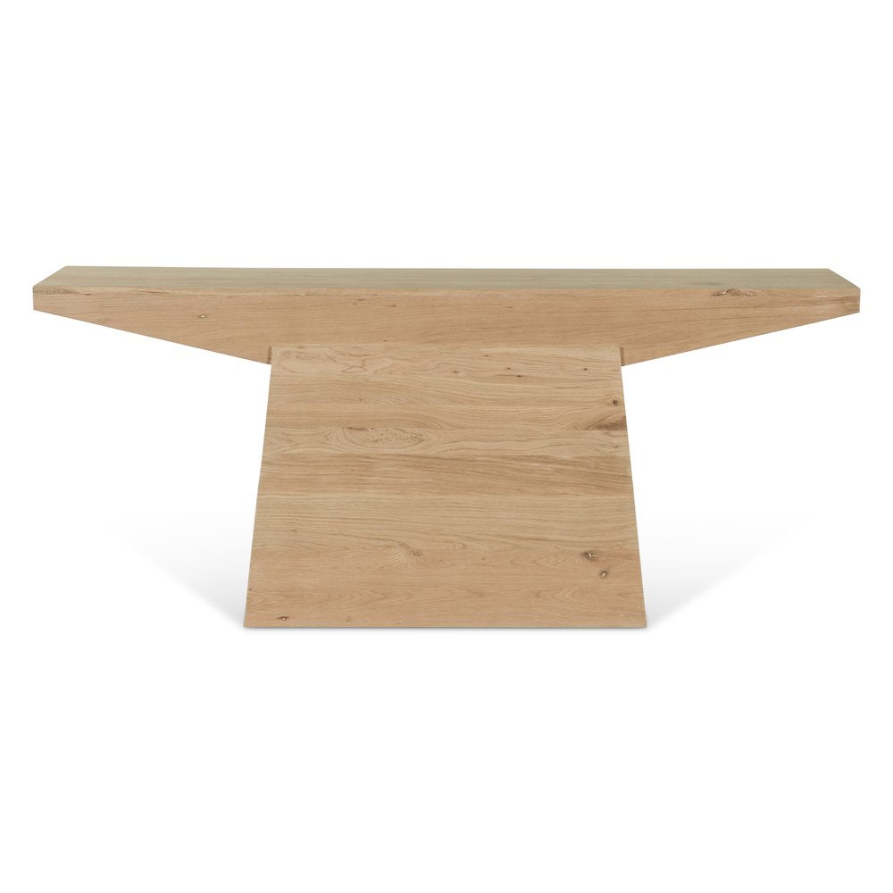 Incus 68" Console Table in Natural Oak