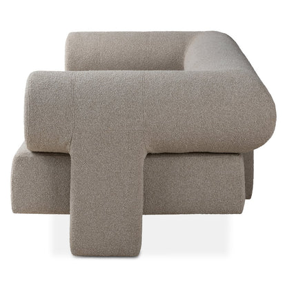 Augustine 81" Sofa in Pewter Boucle Fabric