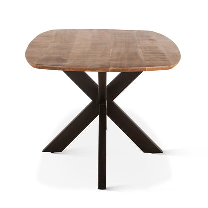 Santa Margherita 82" Dining Table in Mango Wood and Iron