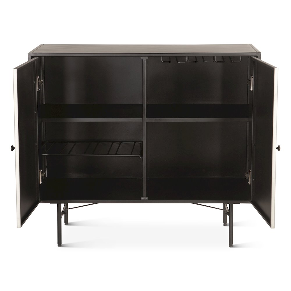 St. George 18" Bar Cabinet in Oxidized Black