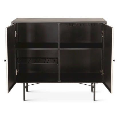St. George 18" Bar Cabinet in Oxidized Black