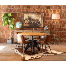 Brisbane Stanley Leather Dining Chair in Antique Whiskey