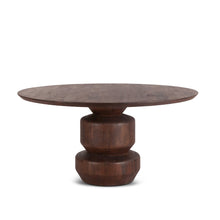 Oxford 60" Dining Table in Mango Wood with Walnut Finish