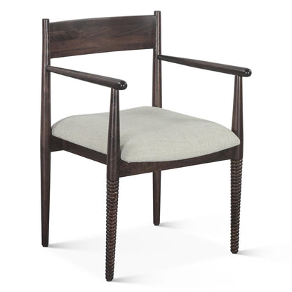 Provence 22" Upholstered Dining Chair in Dark Sienna