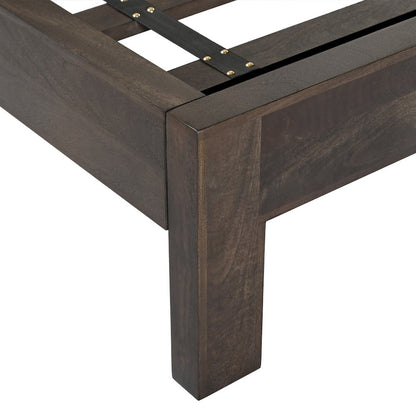 Cairo Queen Bed in Dark Java