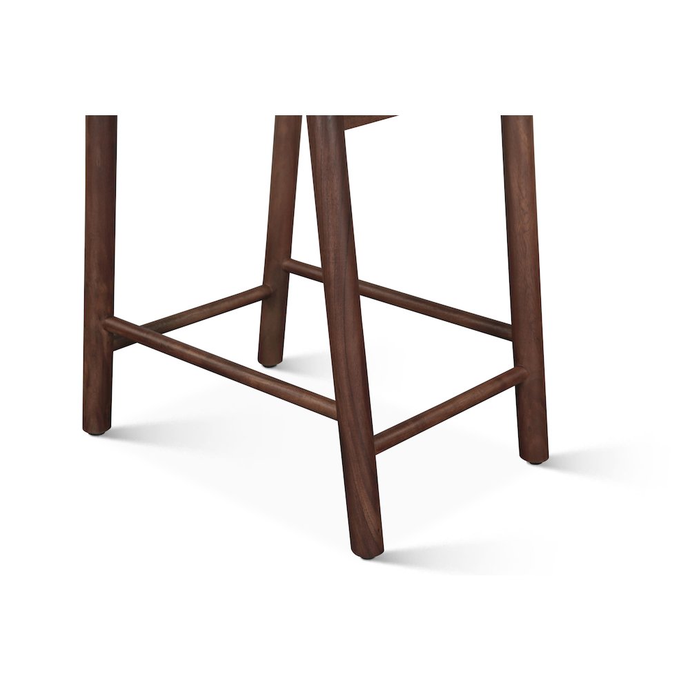 Hampton Upholstered Counter Chair in Walnut