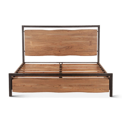 Glenwood King Bed in Smoked Acacia