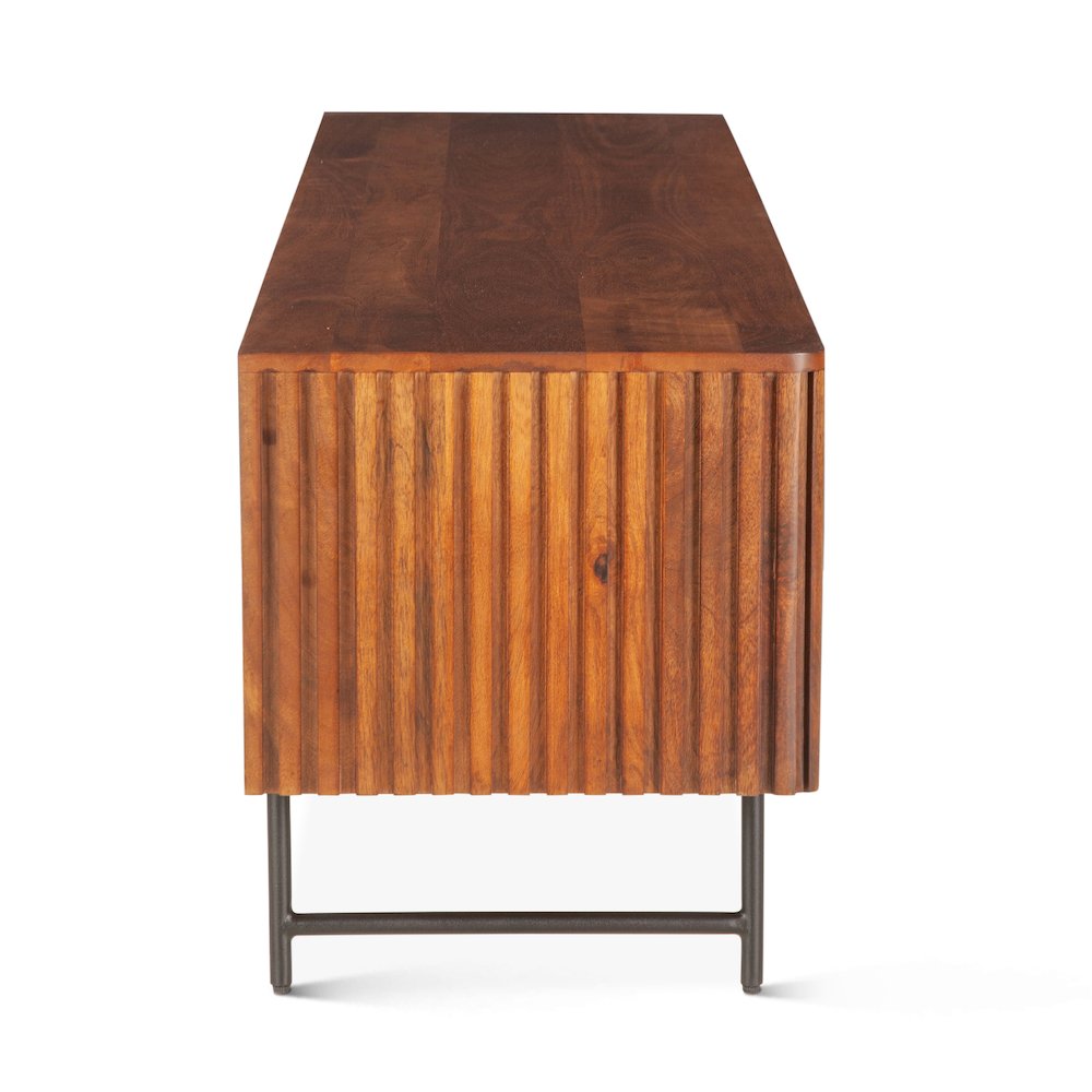 Halden 67" Plasma Cabinet Pecan Brown