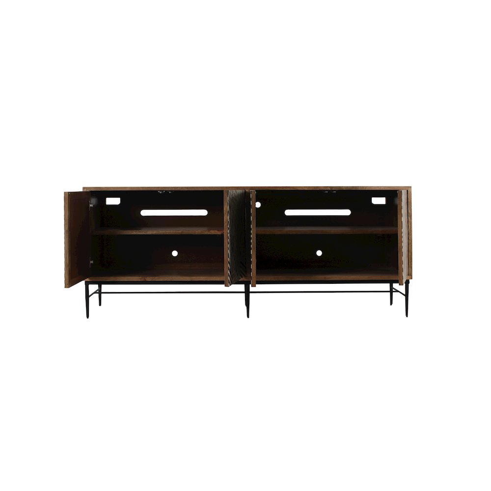 Fargo 80" Sideboard with Bone and Wood Inlay