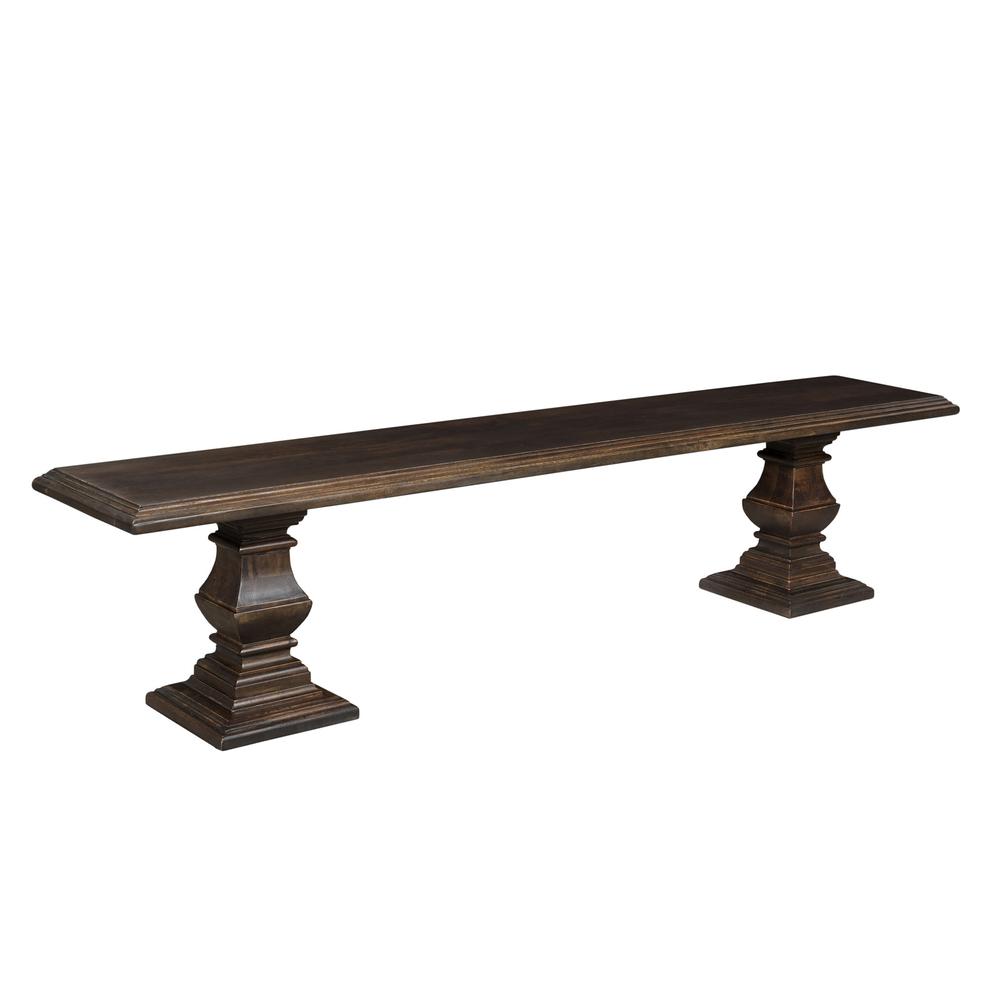Toulon 80in Bench Vintage Brown