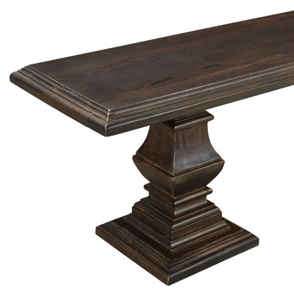Toulon 80in Bench Vintage Brown