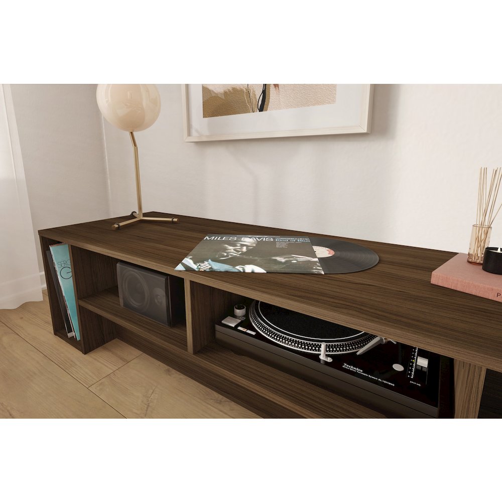 72-Inch Tv Stand In Walnut