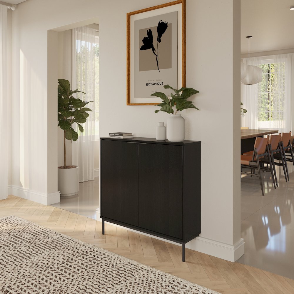 Slim 2-Door Storage Console