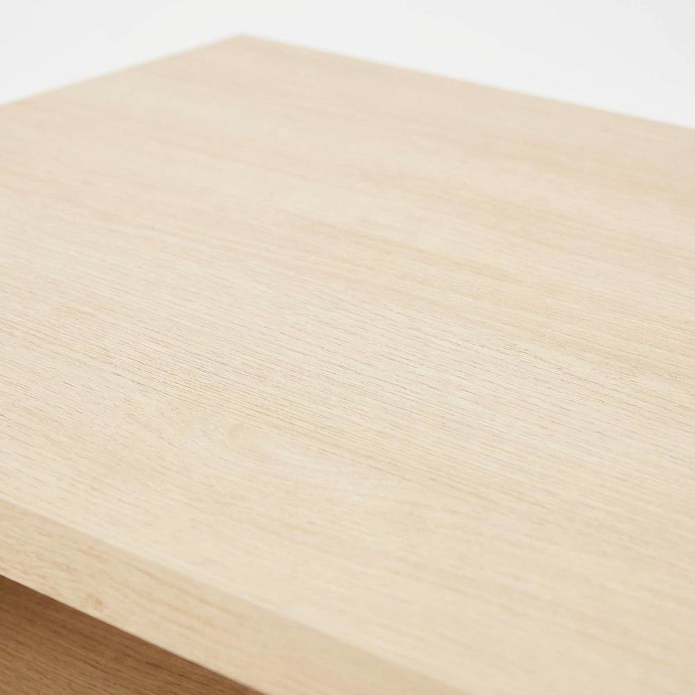 Blonde Oak Nightstands, Set of 2 with Modern Design