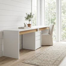 White 3-Piece Home Office Set With Multi-Purpose Desks And Storage Solutions