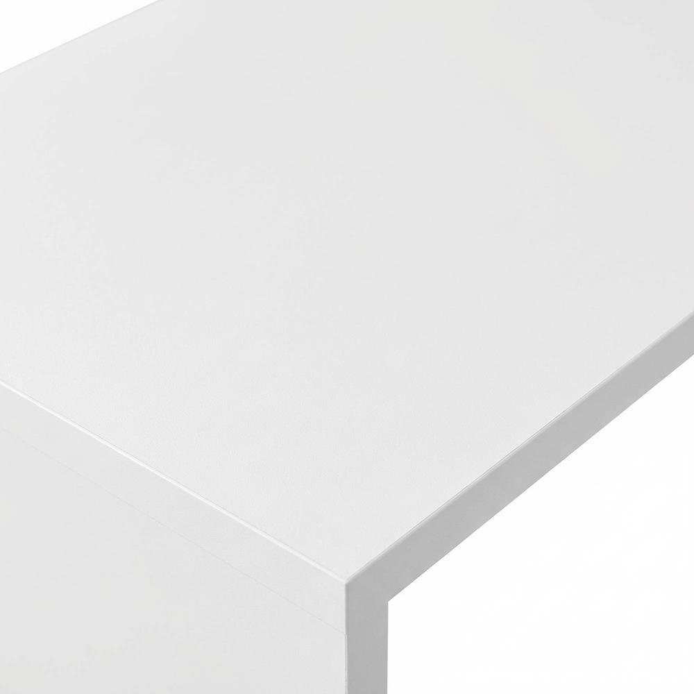 White 3-Piece Home Office Desk Set With Multi-Purpose Storage And Modern Design