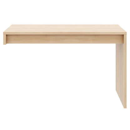 Reversible Desk Panel For Home Office, Natural Blonde Oak