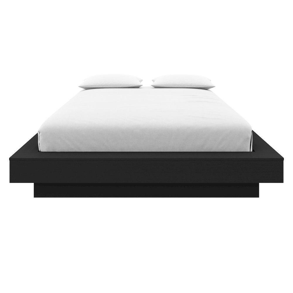 Marconi Platform Bed Frame In Black Karisma