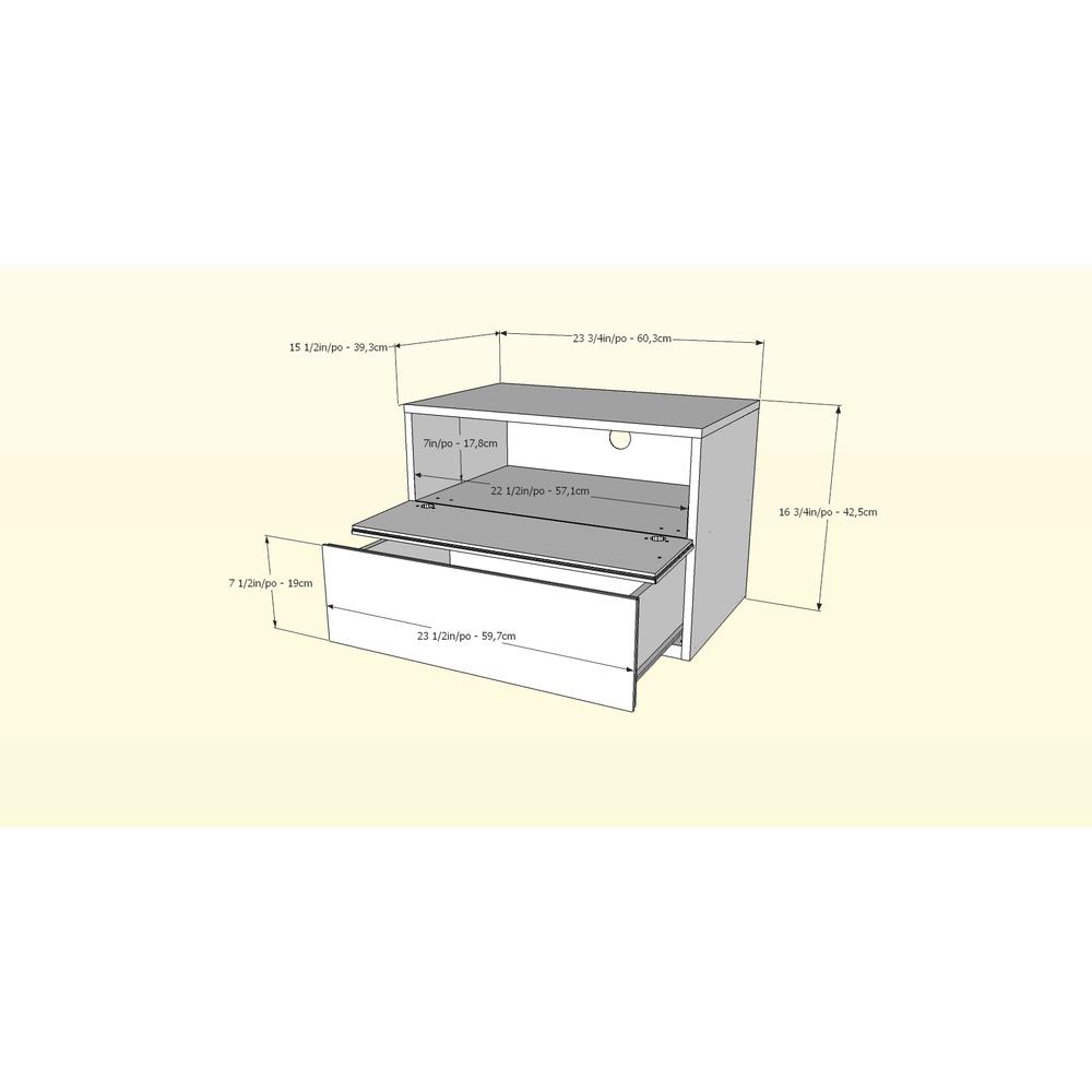 4-Piece Bedroom Set With Bed Frame, Headboard, Nightstand & Dresser, Full|White