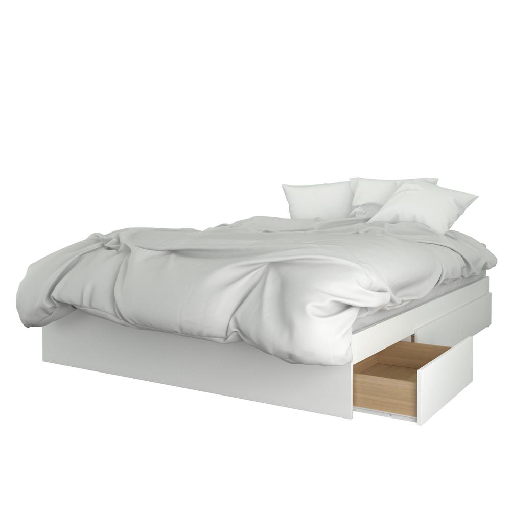 4-Piece Bedroom Set With Bed Frame, Headboard, Nightstand & Dresser, Queen