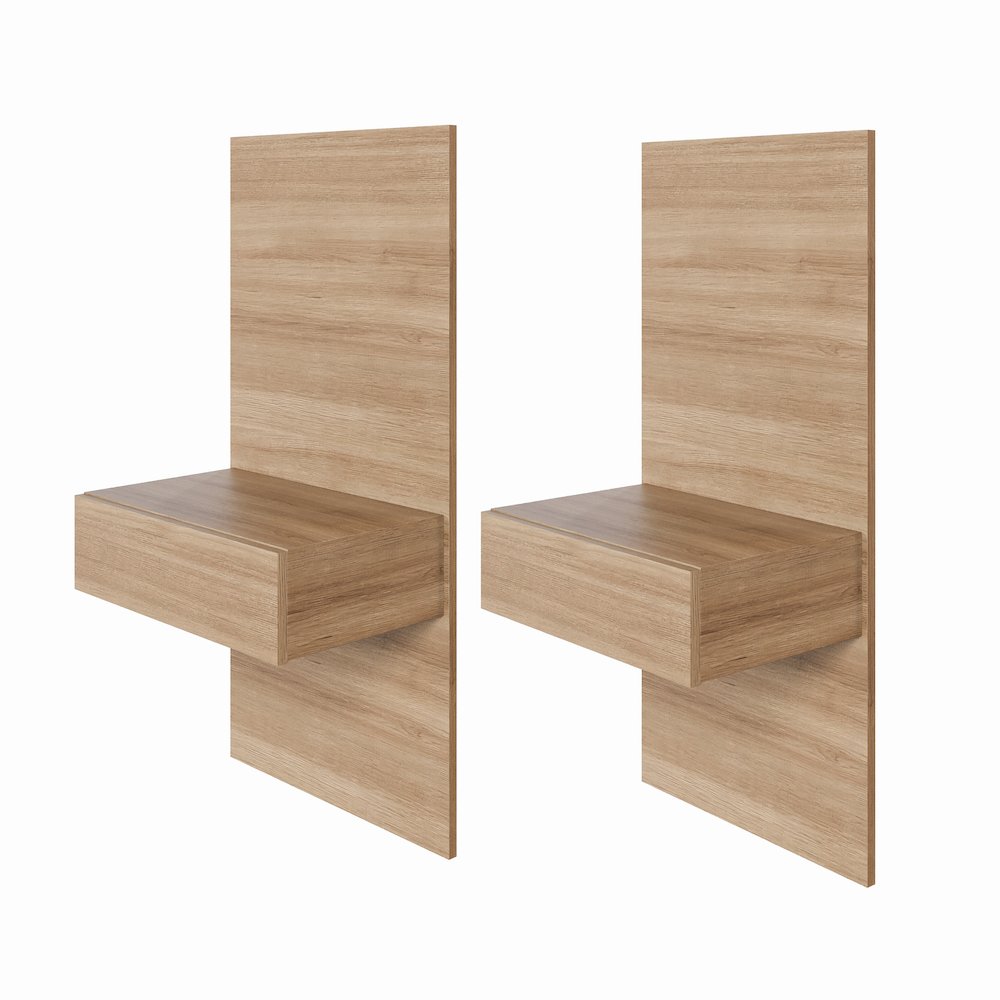 Milano Floating Nightstand Extension Panel Set of 2