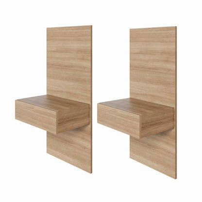 Milano Floating Nightstand Extension Panel Set of 2