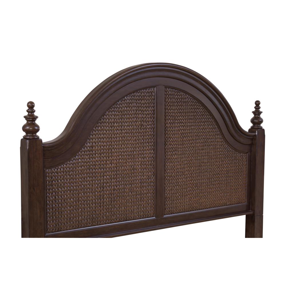 Rodanthe 6/6 Poster Woven Headboard - Cherry Brunette