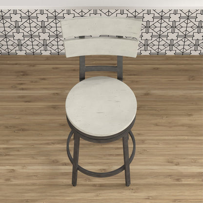 Wilson 24" Swivel Stool - Middle Gray