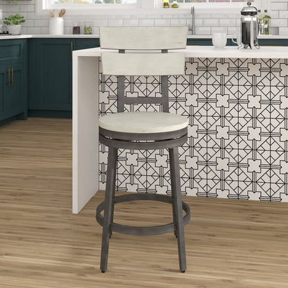 Wilson 24" Swivel Stool - Middle Gray