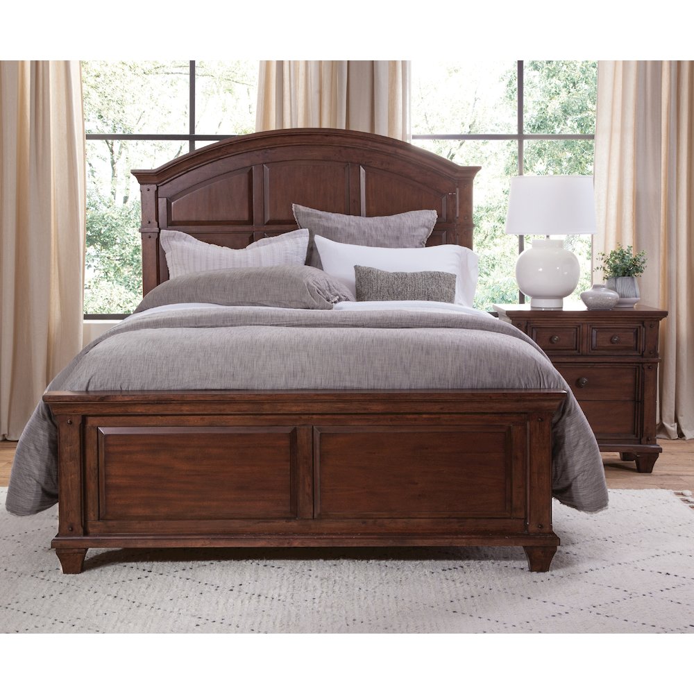 Sedona Queen Bed - Cinnamon Cherry