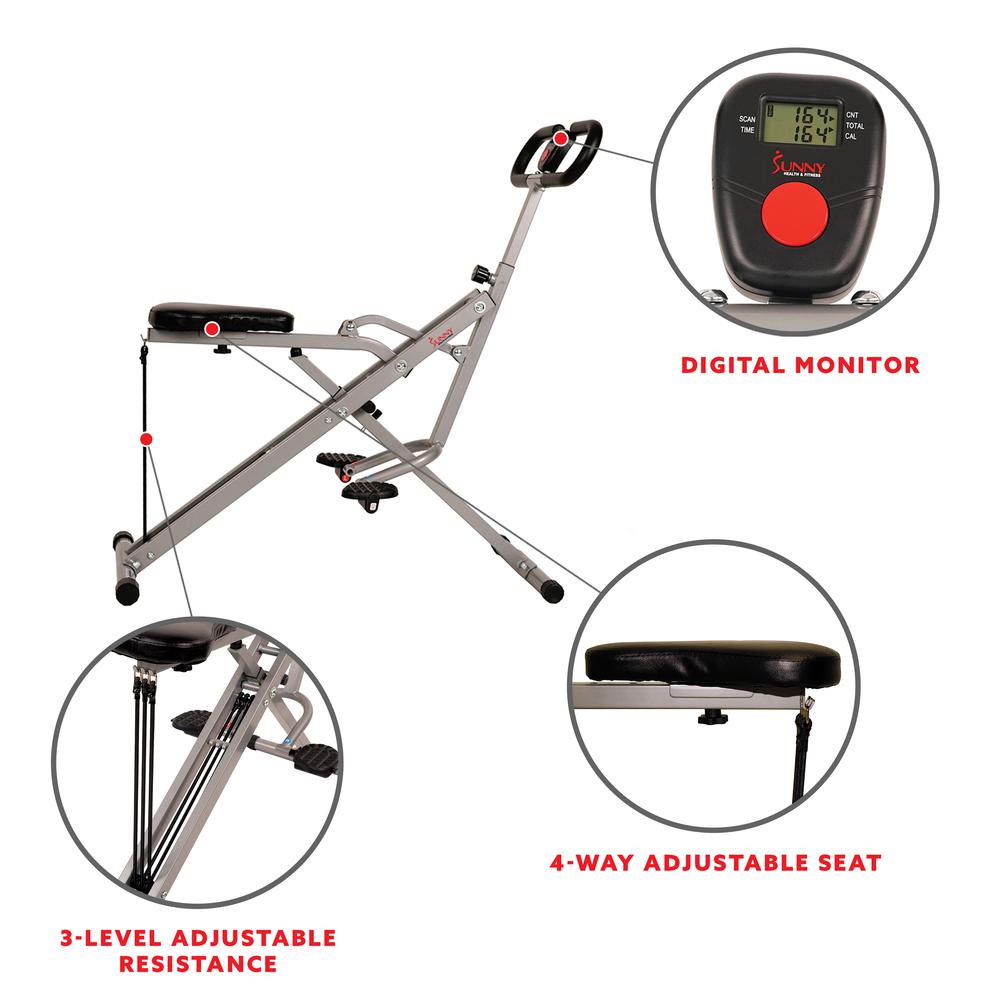 Upright Row-N-Ride Exerciser
