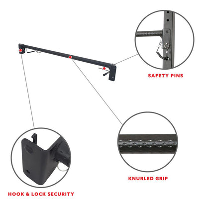 Pull Up Bar Attachment for Power Racks