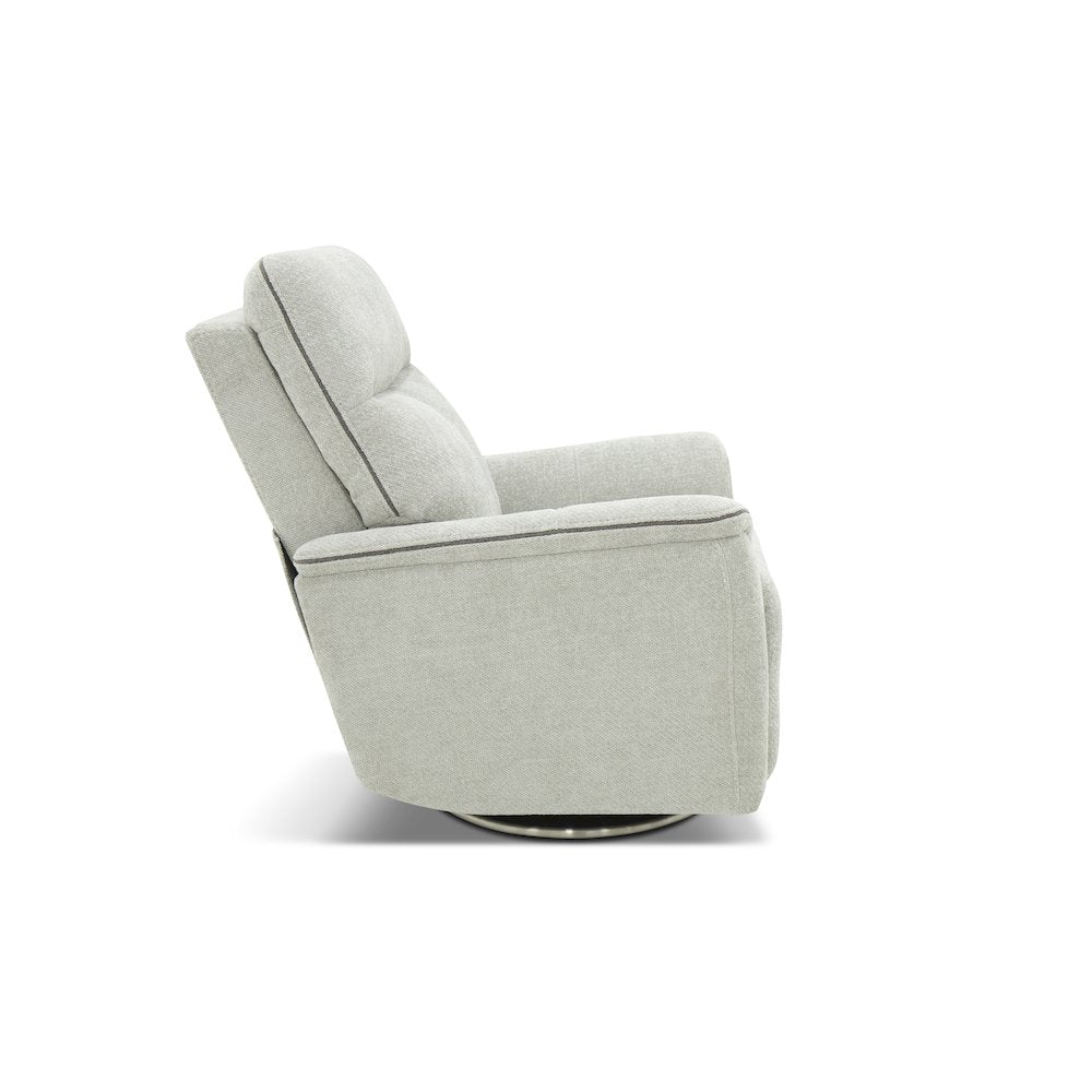 Mable Triple Power Swivel Recliner Power Recline, Power Head Rest & Power Lumbar