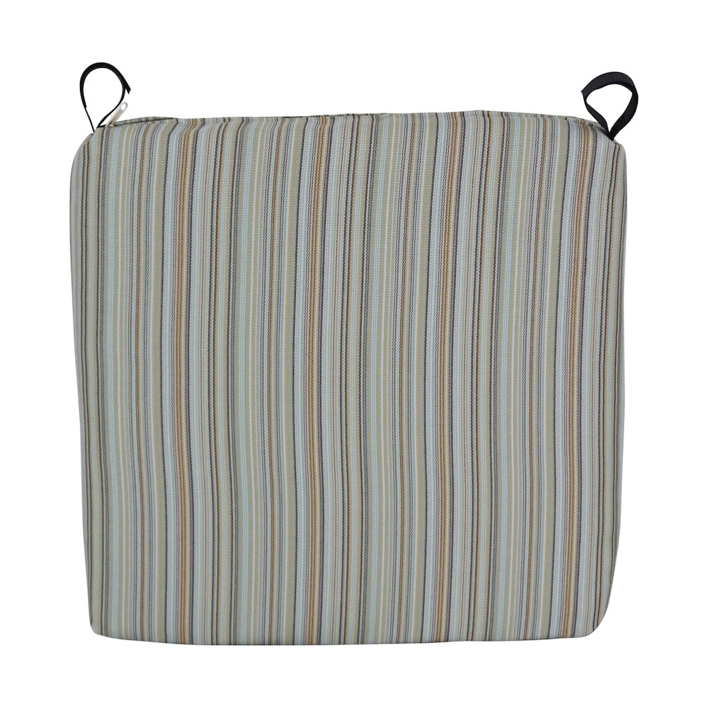 20-inch by 19-inch Premium Olefin Outdoor Chair Cushions (Set of 2)