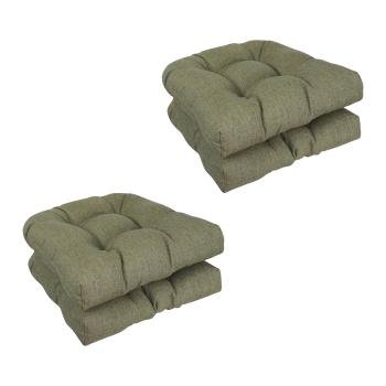 19-inch Premium Olefin Tufted Outdoor Chair Cushions (Set of 4)